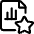 Data File Bars Star Icon from Ultimate Regular Set