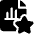 Data File Bars Star Icon from Ultimate Bold Set