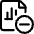 Data File Bars Subtract Icon from Ultimate Regular Set