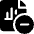 Data File Bars Subtract Icon from Ultimate Bold Set