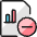 Data File Bars Subtract Icon from Ultimate Colors Set