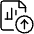 Data File Bars Upload Icon from Ultimate Light Set
