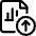 Data File Bars Upload Icon from Ultimate Regular Set