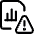 Data File Bars Warning Icon from Ultimate Regular Set