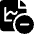 Data File Subtract Icon from Ultimate Bold Set