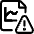 Data File Warning Icon from Ultimate Regular Set