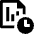 Stock Records Clock Icon from Nova Line Set