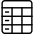 Workflow Data Table 2 Icon from Ultimate Light Set | Free Download as SVG Vector and Transparent PNG | Streamline icons