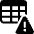 Workflow Data Table Alert Icon from Ultimate Bold Set