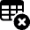 Workflow Data Table Close Icon from Ultimate Bold Set