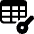 Workflow Data Table Key Icon from Ultimate Bold Set