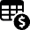 Workflow Data Table Money Icon from Ultimate Bold Set