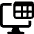 Workflow Data Table Monitor Icon from Ultimate Bold Set