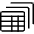 Workflow Data Table Stack Icon from Ultimate Light Set