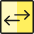Data Transfer Square Horizontal Icon from Ultimate Colors Set