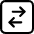 Data Transfer Square Horizontal Icon from Ultimate Regular Set