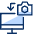 Transfer Picture Camera Data Icon from Cyber Duotone Set | Free Download as SVG Vector and Transparent PNG | Streamline icons