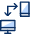 Transfer Screen Imac Mobile Smart Phone Icon from Cyber Duotone Set | Free Download as SVG Vector and Transparent PNG | Streamline icons