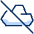 Cloud Disable Icon from Cyber Duotone - Free Set