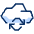 Cloud Refresh Icon from Cyber Duotone - Free Set
