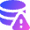 Database Alert Icon from Core Gradient Set