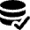 Database Check Icon from Core Solid Set
