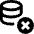 Database Cross Remove Icon from Nova Line Set