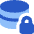Database Lock Icon from Core Flat Set