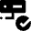 Database Server Check Approve Icon from Nova Solid Set