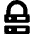 Database Server Lock Security 1 Icon from Nova Solid Set | Free Download as SVG Vector and Transparent PNG | Streamline icons