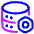 Database Setting Bolt Nut Icon from Plump Neon Set