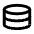 Database Solo Icon from Sharp Line Set