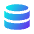 Database Solo Icon from Sharp Gradient Set
