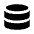 Database Solo Icon from Sharp Solid Set