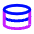 Database Solo Icon from Sharp Neon Set