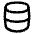 Database Solo Icon from Flex Line Set