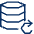 Database Synchronize Icon from Cyber Line Set