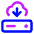 Server Cloud Drive Download Restore Icon from Core Neon Set