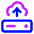 Server Cloud Drive Upload Backup Icon from Core Neon Set