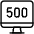 Server Error 500 Desktop Icon from Ultimate Light Set