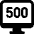 Server Error 500 Desktop Icon from Ultimate Bold Set