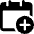 Calendar Add 1 Icon from Ultimate Bold Set