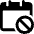 Calendar Block Icon from Ultimate Bold Set