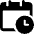 Calendar Clock Icon from Ultimate Bold Set
