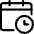 Calendar Clock Icon from Ultimate Regular Set