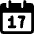 Calendar Date Icon from Ultimate Bold Set