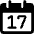 Calendar Date Icon from Ultimate Bold Set