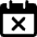 Calendar Disable Icon from Ultimate Bold Set