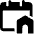 Calendar Home Icon from Ultimate Bold Set