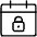 Calendar Lock Icon from Ultimate Light Set